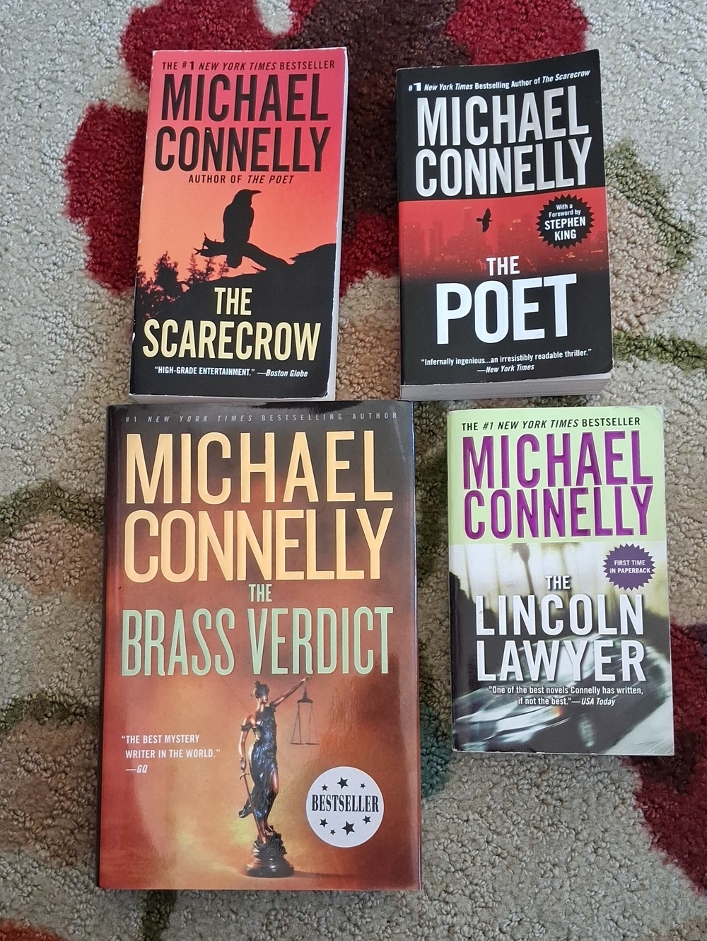 Four Michael Connelly Books